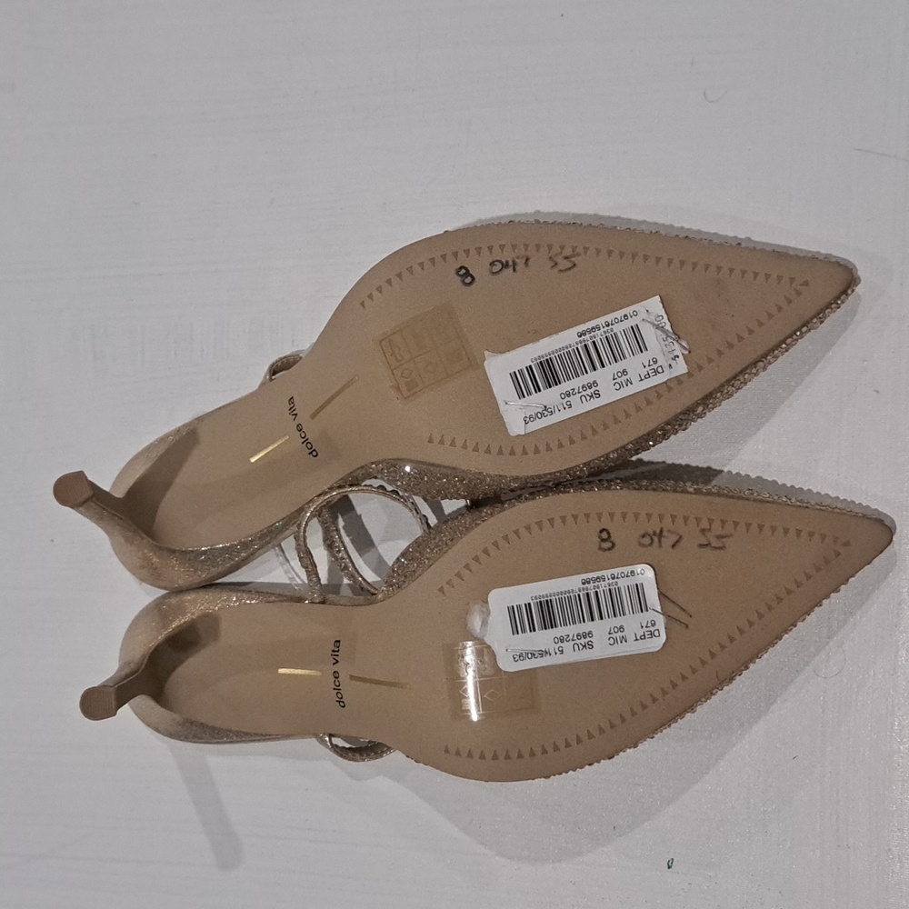 Dolce Vita Kanika Rhinestone Dress Mules - Picture 7 of 8
